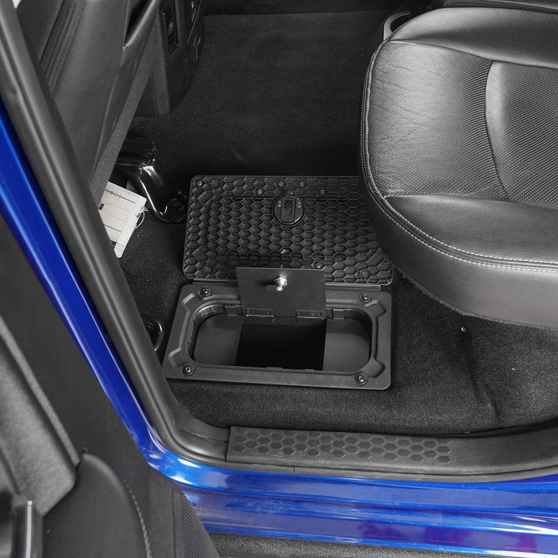 Hooke Road RAM Rear Seat Floor Locking Storage Box Compatible with Dodge RAM 1500/2500/3500 09-18 Pickup Truck - Image 5